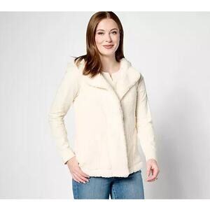 KOOLABURRA‎ BY UGG $48 Brushed Back Sherpa Cozy Vest Birch XL